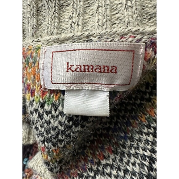 Kamana Size Small Southwestern Long Cardigan Sweater H23 - Picture 7 of 8